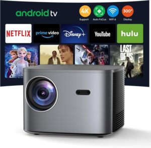 4K Beamer 25000 Lumen 1080P Full HD Android TV WiFi6