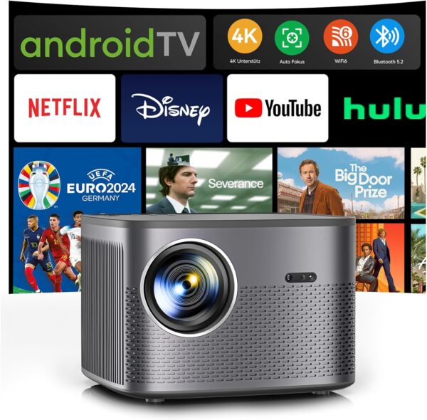 4K Heimkino Beamer 25000 Lumen Android TV WiFi6