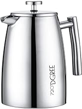 720°DGREE Sunrise French Press 1L Edelstahl BPA-frei