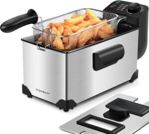 Aigostar Ushas 30HEZ Fritteuse 2200W 3L Edelstahl BPA-frei