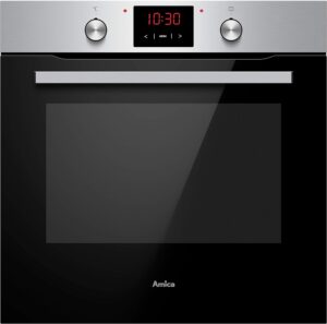 Amica ABE 9430 E Einbaubackofen Umluft Edelstahl Timer