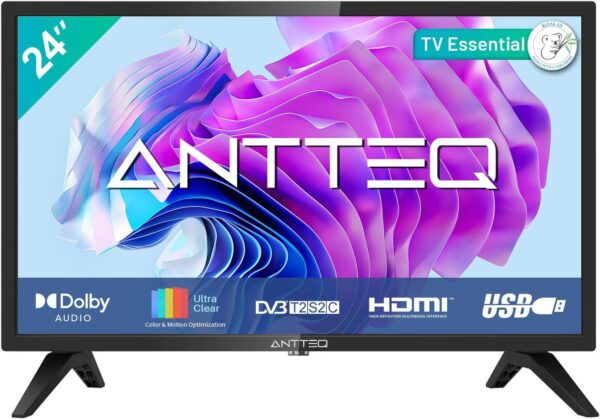 Antteq AB24F1D 24 Zoll LED TV 720p Triple Tuner HDMI USB