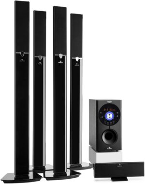 auna Areal Surround 5.1 Heimkino 145W RMS Bluetooth Schwarz