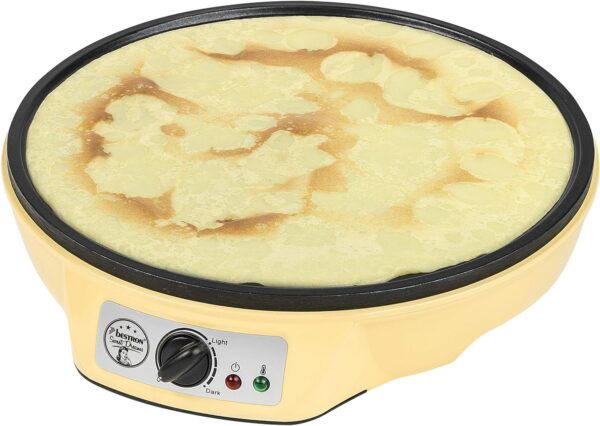 Bestron Crêpes Maker Retro 30cm 1000W Gelb