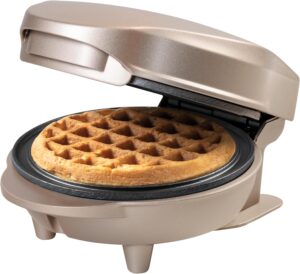 Bestron Mini-Waffeleisen Satin Hellbeige