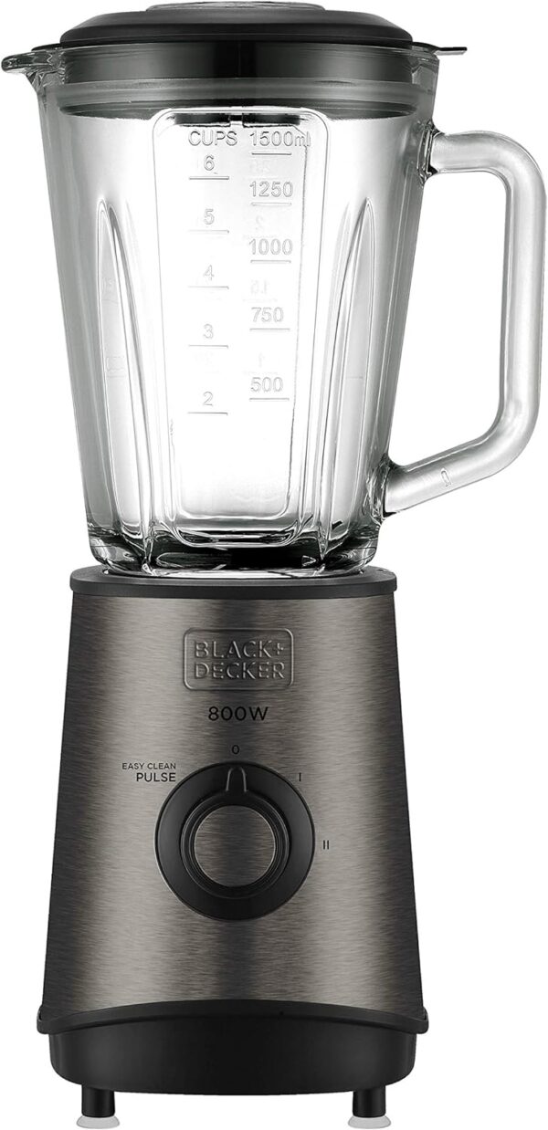 Black+Decker BXJB800E Standmixer 800W 1,5L Edelstahl