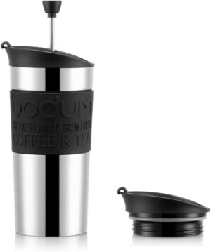 BODUM Travel Press Set 350ml Edelstahl Schwarz