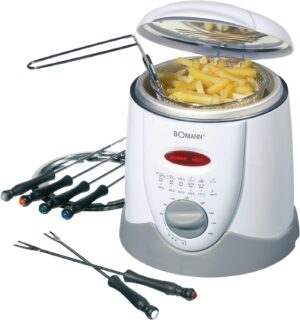 Bomann FFR 1290 CB Fondue-Fritteuse 840W Weiß