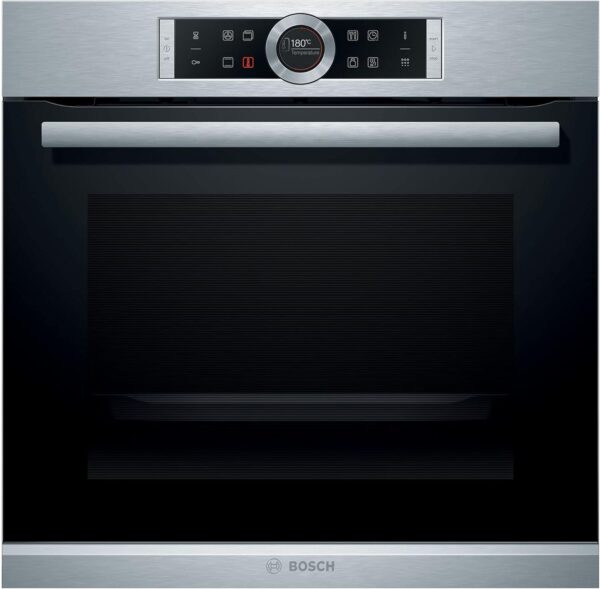 Bosch HBG675BS1 Serie 8 Einbau-Backofen Pyrolyse