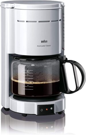 Braun KF 47 WH Filterkaffeemaschine Glaskanne