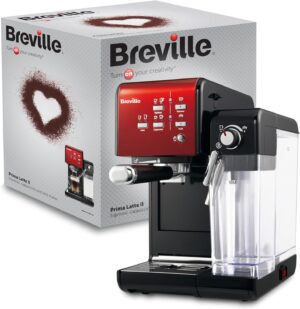 Breville Prima Latte II VCF109X Espressomaschine Rot