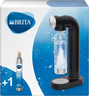 BRITA sodaONE Wassersprudler schwarz mit CO2-Zylinder