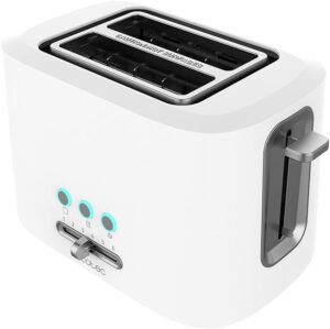 Cecotec Toast&Taste 9000 Toaster 980W 2 Schlitze Weiß