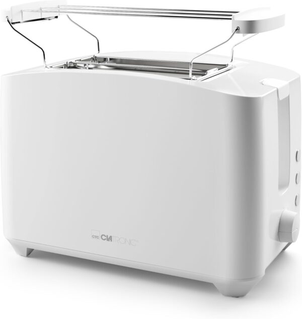 Clatronic TA 3801 Toaster 2-Scheiben Weiß