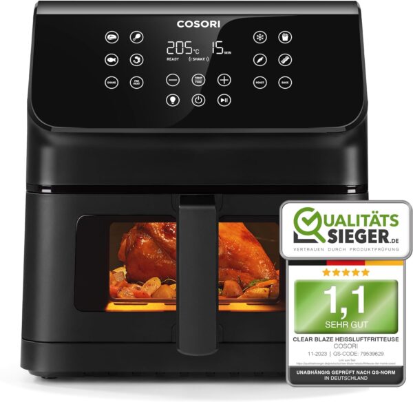 COSORI XXL Airfryer 6,2L CP158-AF Energie sparen