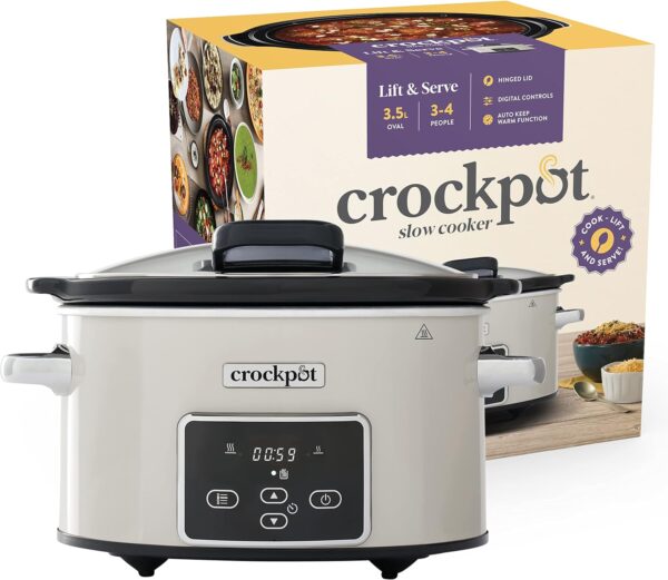 Crock-Pot CSC060X Slow Cooker 3,5L Pilz Chrom