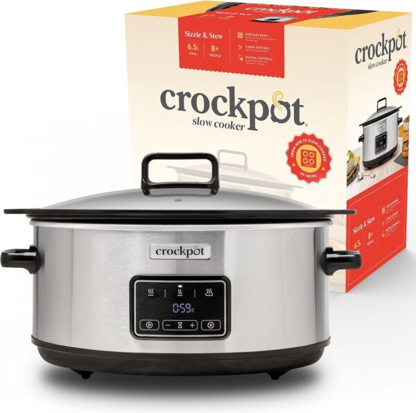 Crockpot CSC112X Slow Cooker 6,5L Edelstahl