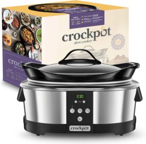 Crockpot 5,7L Edelstahl Timer