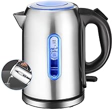 Edelstahl Wasserkocher 1.7L 2200W BPA-frei LED