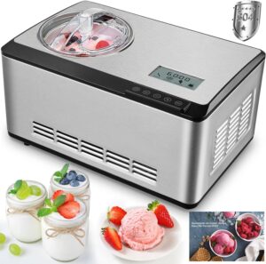 Eismaschine und Joghurtbereiter 2L 180W LCD 4 Programme