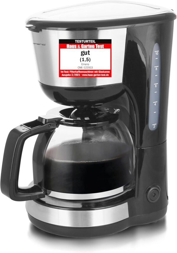 Emerio CME-122933 Filterkaffeemaschine 1.25l 10 Tassen