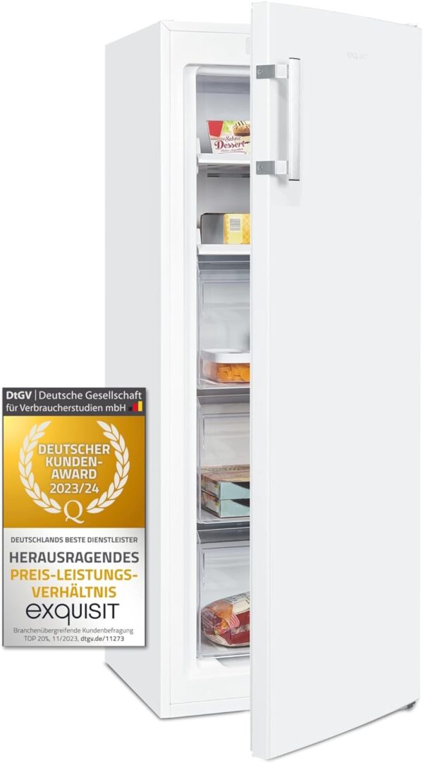 Exquisit NoFrost Gefrierschrank 161l GS5231-NF-H-040C