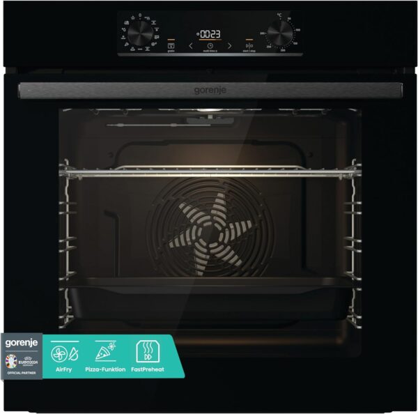 Gorenje OptiBake BOS6737 E02B Einbau-Backofen 77L Schwarz