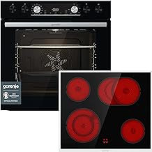 Gorenje Set 4 Pyrolyse Backofen Kochfeld 77L Schwarz