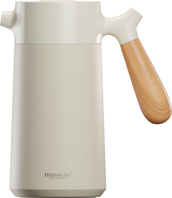 HEEMBURG Thermo French Press 950ml Edelstahl