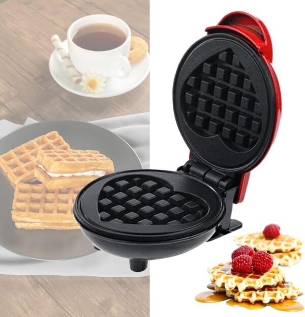 Herzwaffeleisen Mini Waffelautomat Modell X123