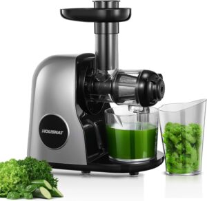 HOUSNAT Slow Juicer H210 BPA-frei leiser Profi Entsafter