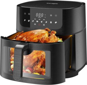 Iceagle XXL Heißluftfritteuse 9L LED Touch 1800W