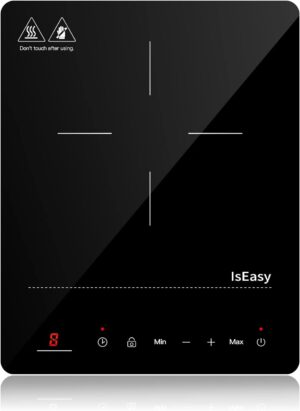 IsEasy Induktionskochfeld 2100W 28cm 9 Stufen Timer