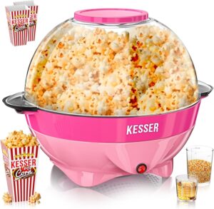 KESSER Popcornmaschine 800W 5,5l Antihaft Becher