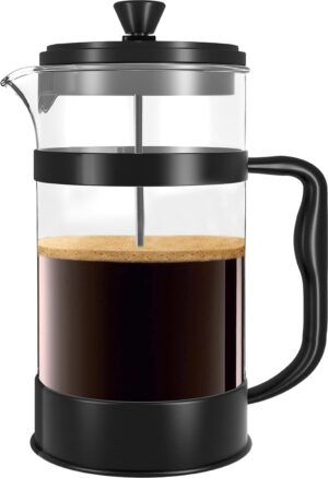 KICHLY French Press 1000ml Schwarz