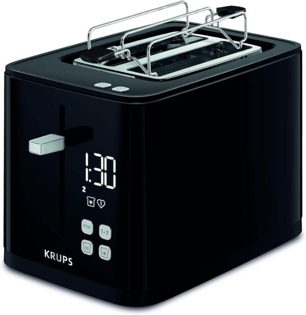 Krups KH641810 Digital Toaster 7 Stufen Schwarz