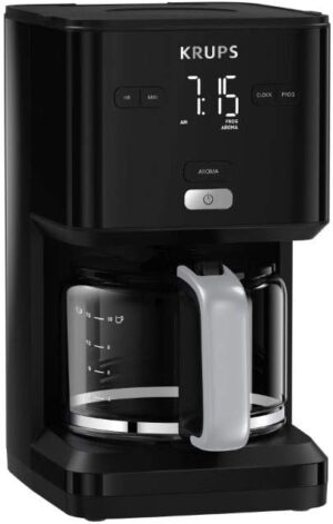 Krups KM6008 Kaffeemaschine 1,25L Timer Schwarz