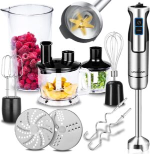 Lehmann 1200W Stabmixer Set mit Zubehör