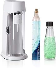 Levivo Wassersprudler 0,6l Glasflasche Weiß