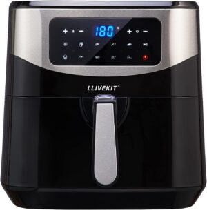 LLIVEKIT Heißluftfritteuse 7L LED-Touch 1800W