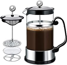 MAISITOO 1000ml French Press Kaffeebereiter Glas