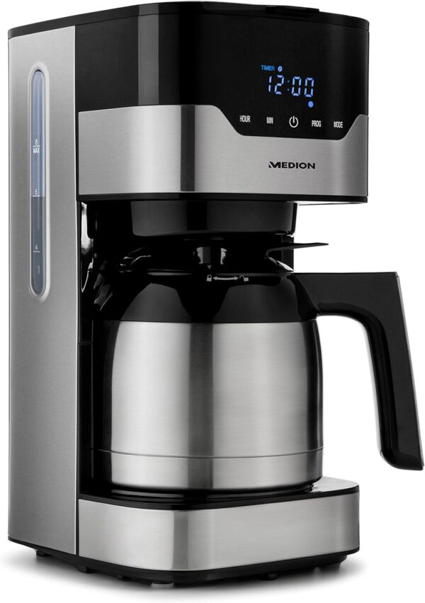 MEDION MD18458 Kaffeemaschine mit Timer und Thermoskanne