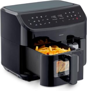 MEDION P20 XXL Heißluftfritteuse 8,7L 2600W Dual Cook