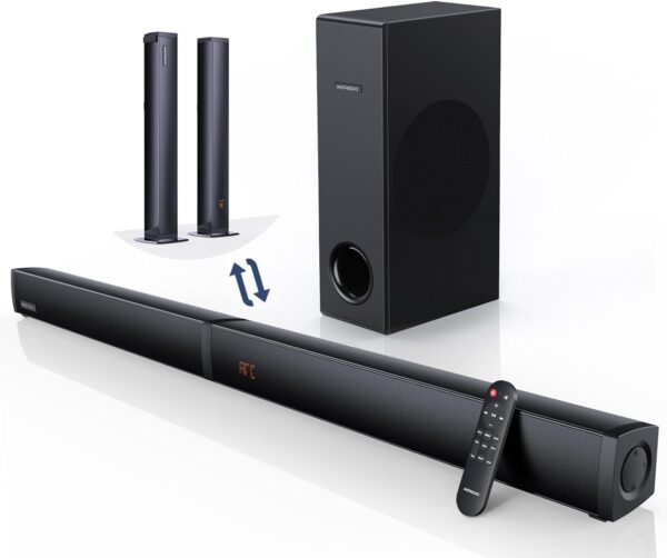 MEREDO 180W Soundbar mit Subwoofer BT 5.0