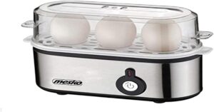 Mesko MS-4485 Eierkocher 350W 3 Eier Silber Schwarz