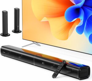 MEVOSTO 2.2 Soundbar 80W Doppelwoofer für TV