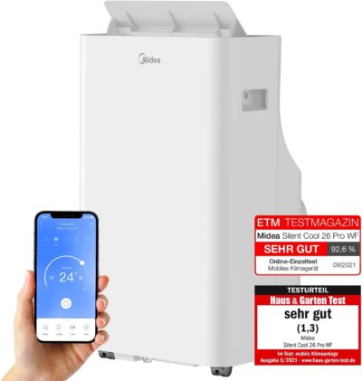 Midea Silent Cool 26 Pro WF Klimagerät 9000 BTU Midea Silent Cool 26 Pro Klimagerät 9000 BTU
