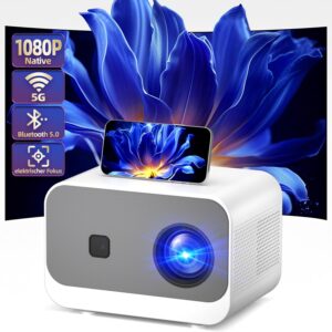 Mini Beamer 5G WiFi 4K 20000 Lumen BT5.0 Full HD