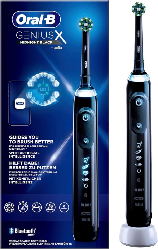 Oral-B Genius X 20000N Elektrische Zahnbürste Schwarz