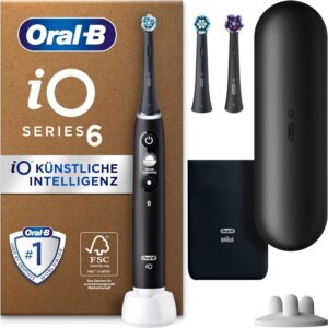 Oral-B iO Series 6 Plus Elektrische Zahnbürste Schwarz